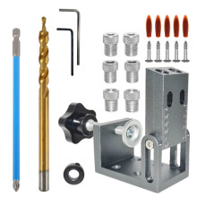 1Ensemble Kit Guide Perçage Bois Acier Pro Utilisation Domestique