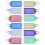 120Pièces Identifiants Plastique Multicolores Pour Clés Et 5