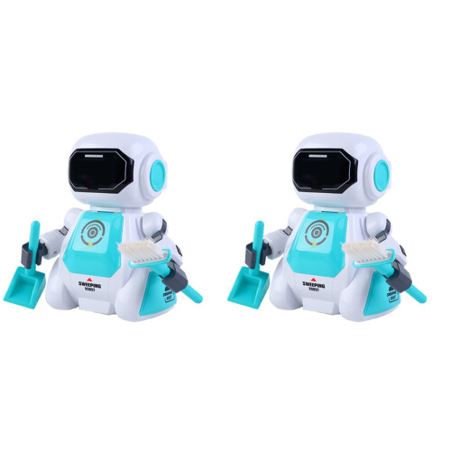 2St Dansende Robot Voor Kinderen Met Loopfunctie En Flitslicht