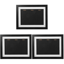 3St Duurzaam Display Frame Zwart Hout