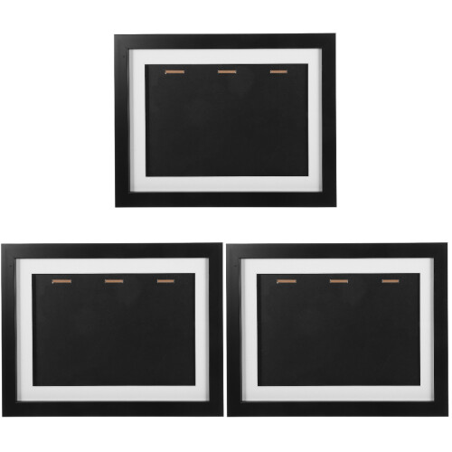 3St Duurzaam Display Frame Zwart Hout