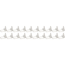 20Pièces Accessoires Trompette Ressorts Watergate Métal Argenté Forts