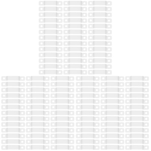 600Pièces Supports Blancs Pour LED - Clips Fixation Résistants 1