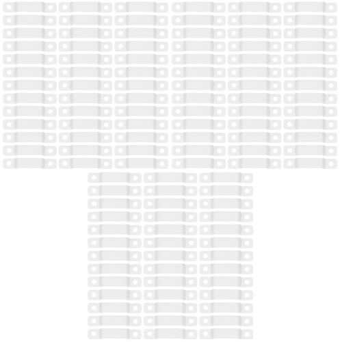 600Pièces Supports Blancs Pour LED - Clips Fixation Résistants 2