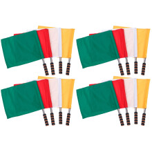 16St Wedstrijdvlaggen Sport Handvlaggen Felgekleurde En Stof