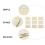 3Pièces Plaques En Bois Non Finies Pour Décorations DIY 7