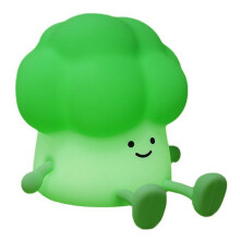 Carino Broccoli Luce Notturna Bambini LED Lampada da Notte Decorazione per Bambini Cartone Animato Lampada da Comodino per Bambini Lampada da Notte di