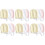 18Pièces Tampons Démaquillants Réutilisables En 8