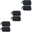 6Pièces De Rangement Noir Pour Câbles USB Et Écouteurs À 5