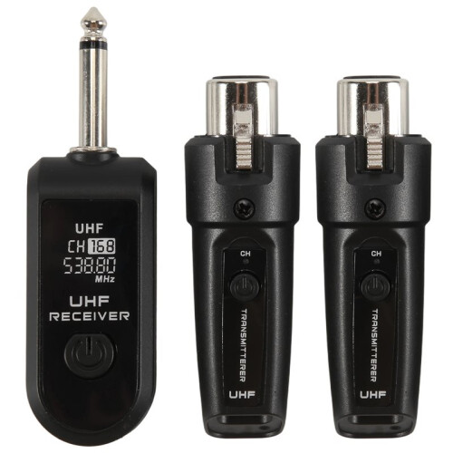 Wireless Audio Transmission Receiver and Transmitter System Professional Wireless Guitar XLR Transmitter and Receiver