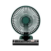 New Desktop Fan USB Fan Portable Office Clock Swing Small Fan Long Battery Life Fan