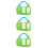 3Pièces Boîte De Visionnage Insectes Durable Cage Vert Clair 8