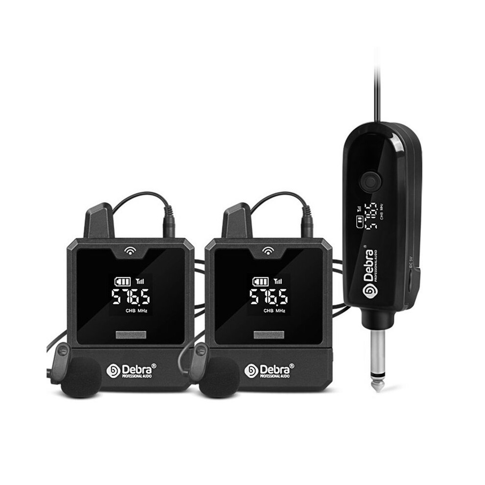 Debra Professional Audio Stage Wireless In-Ear Monitor Transmitter Receiver Uhf Iem 501-599Mhz For Music Audio Monitoring Live 6033134695907