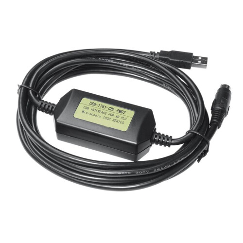 USB-1761-CBL-PM02 for Allen Bradley-Micrologix 1000/1200/1400/1500 Series PLC Programming Cable