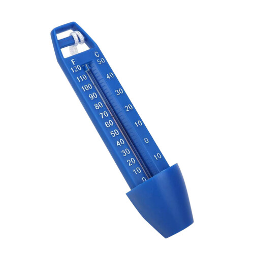 2Pièces Thermomètres Plastique Flottants Bleu 2