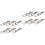 80Pièces Connecteurs Rotation Large Angle En Métal Pour En 4