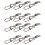 80Pièces Connecteurs Rotation Large Angle En Métal Pour En 5
