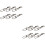 80Pièces Connecteurs Rotation Large Angle En Métal Pour En 6