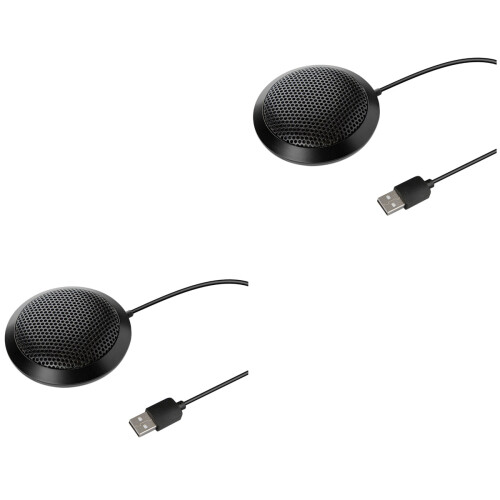 2Pièces Microphone Pickup Pour Jeu, Noir, Son Net, Facile À Utiliser 2