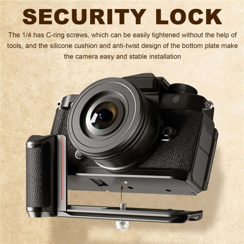 NEEWER  Handgrip L Shape Grip for   Retro Formfitting Camera Mounting Baseplate with Handle 1