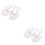 2Pièces Invisibles Blanches Grip Pour Et Ballet 6