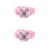 2Pièces Sportives Enfants Rose LED Étanches 10