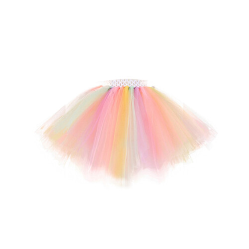 3Pièces Jupe Tutu Mousseline Fluffy Élastique 1