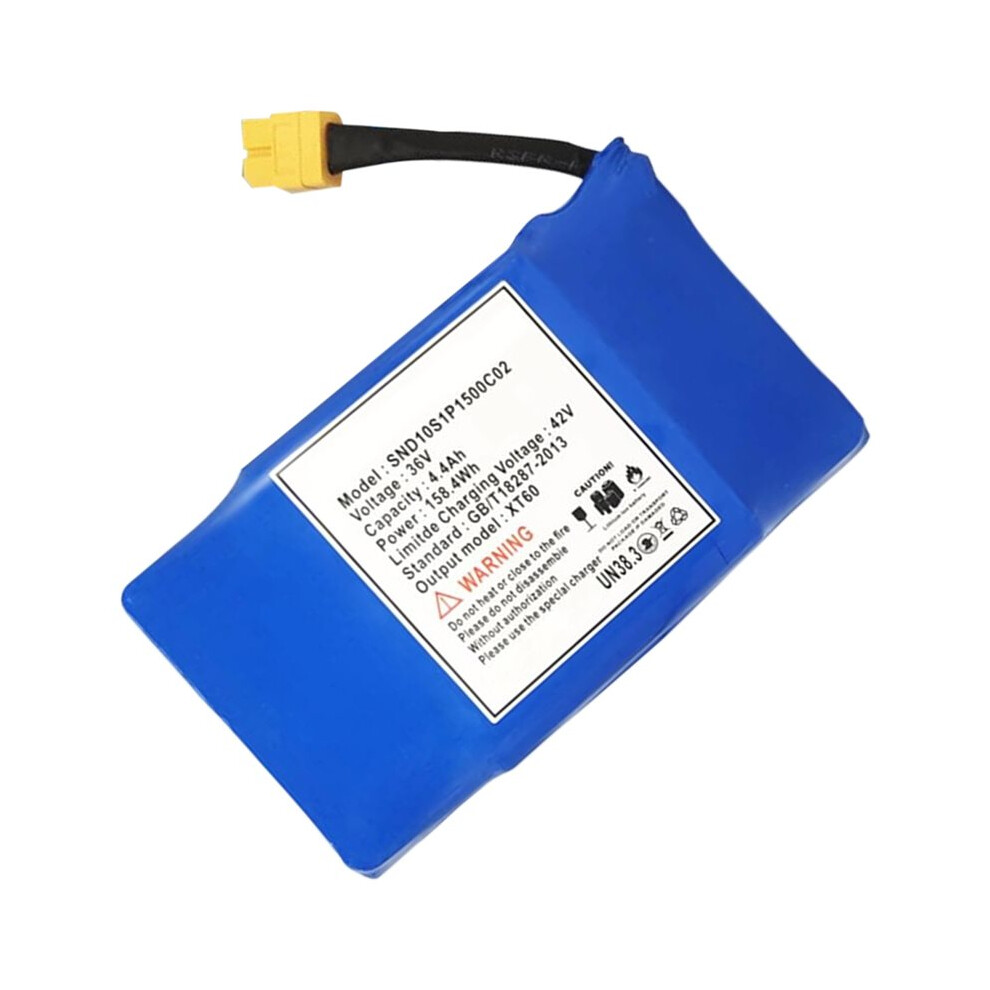 36V 2Ah Hoverboard Lithium Battery Replacement Larger Capacity Lithium-Ion Battery for Electric Hoverboard Scooter