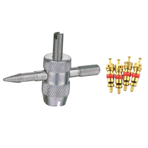 3Pièces Extracteur Valve Pneu Argent Durable Multiusage Pour 1