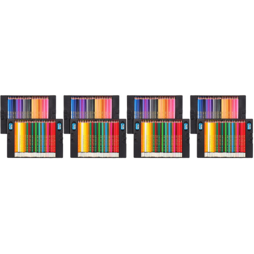 4Sets Kleurpotloden Multi Kleur Ergonomisch En Creatief 2