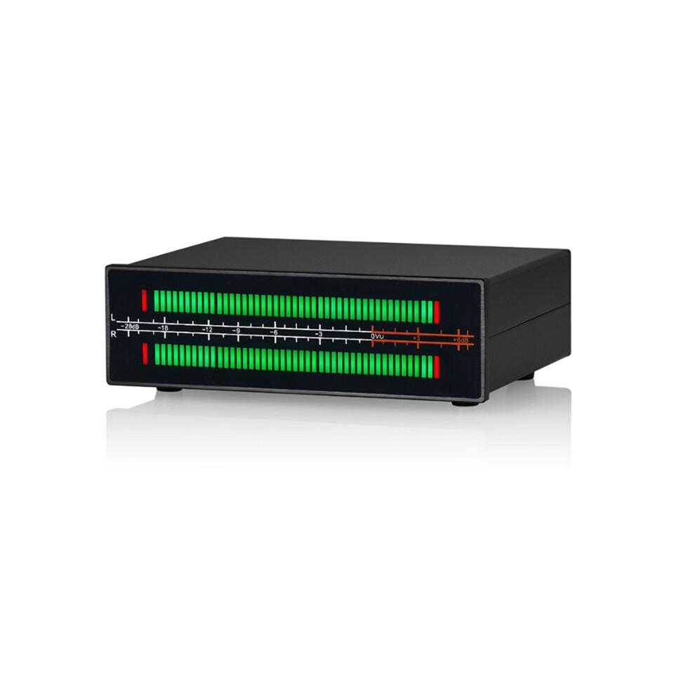 Vu56-Pro Dual Channel Music Spectrum Analyzer Led Sound Level Meter Mic Music Spectrum Visualizer Audio Splitter 6033789808431