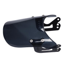 Motorradwindscheibenabweiser für Hunter 350 2022-2024 Grau PC Stahl