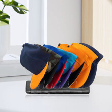2 pezzi porta cappelli 14 vani 29 x 7,6 x 5,8 cm Nero