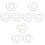 3Pièces Chaînes Violet Délicates Pour Lunettes Polyvalentes 1