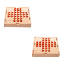 2Ensembles Puzzle D'échecs En Bois Jouet Intérieur