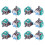 12Pcs/Lot Right / Left Joystick 3D Analog Stick Sensor for  4 PS4 Controller Dualshock 4 Repair Part 1