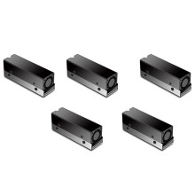 5X M.2 SSD NVMe Heat Sink M2 2280 Solid State Disk Air Circulation Radiator with Fan Heatsink Thermal Pad Cooler