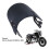 Motorcycle Windscreen Deflector for Hunter 350 2022-2024 Gray PC Iron 3