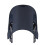 Motorcycle Windscreen Deflector for Hunter 350 2022-2024 Gray PC Iron 7