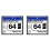 2X 64MB Compact Flash Memory Card for Camera, Advertising Machine, Industrial Computer Card 1