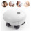 4-Claw Smart Head Massager White Red LED 1