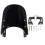 Motorcycle Windscreen Deflector for Hunter 350 2022-2024 Black PC Iron 2