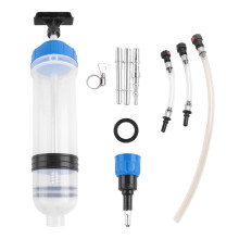 1.5L Oil Extractor with Oil Tube Clamp & Connectors for Auto Vehicles Efficient Fluid Replacement Tool
