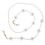 3Pièces Chaînes Violet Délicates Pour Lunettes Polyvalentes 7