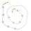 3Pièces Chaînes Violet Délicates Pour Lunettes Polyvalentes 8
