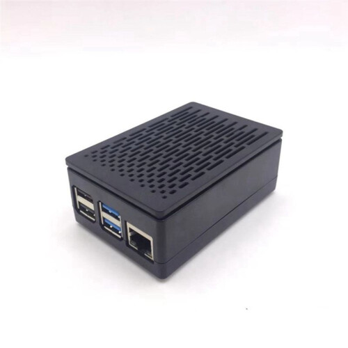 4X for Raspberry Pi 4 Case Shell Box Enclosure Installable Cool Fan Aluminum HeatSink Enclosure for Raspberry Pi 4B