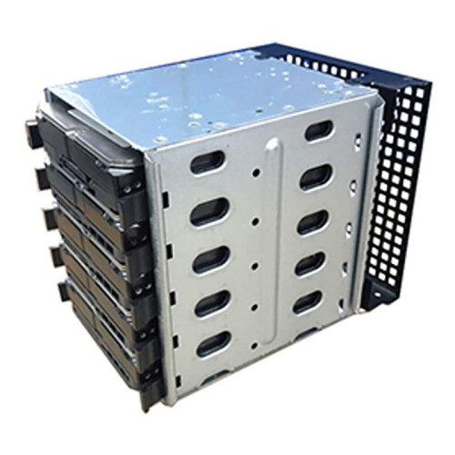 2X 5,25 Polegadas um 5 x 3,5 Polegadas  HDD Cage Rack Gabinete de Disco Rígido Bandeja de Disco Rígido Adaptador Caddy
