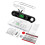 Dual Probes Meat Thermometer 16x3.5x2 cm Red 6