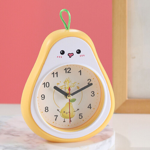 Crystal Pea Fruit Alarm Clock 1xAA 11.5x5.5x15.5cm