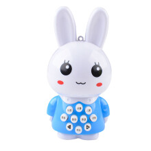 Bunny Frühlerner-Maschine, Blau, Kunststoff, 10x5cm Audio-Player